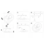 Настенно-потолочный светодиодный светильник с пультом Ambrella COMFORT FL5051