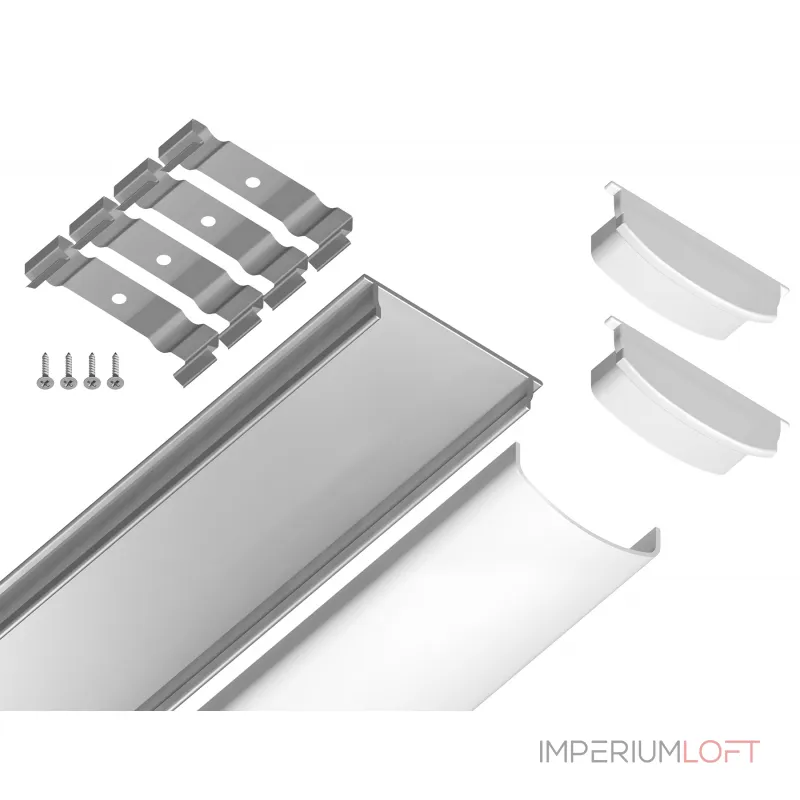 Алюминиевый профиль накладной Ambrella ILLUMINATION GP1500AL Алюминиевый профиль накладной Ambrella ILLUMINATION GP1500AL