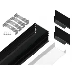 Алюминиевый профиль накладной Ambrella ILLUMINATION GP1750BK
