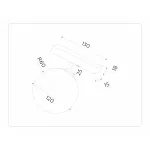Светильник светодиодный трековый для шинопровода Magnetic Ambrella TRACK SYSTEM GL3921