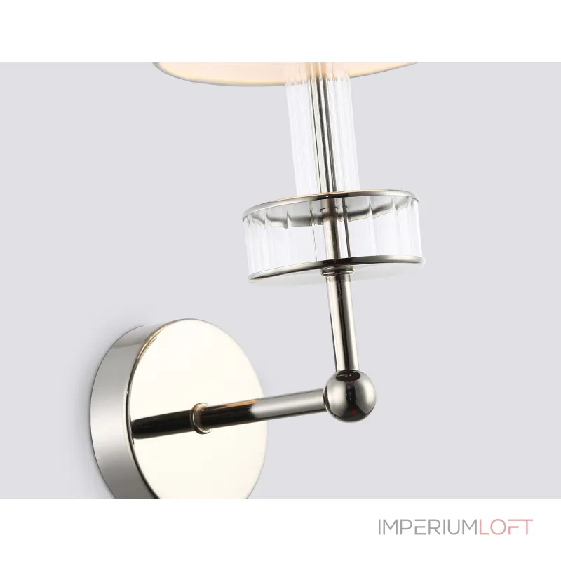 Настенный светильник с абажуром и хрусталем Ambrella HIGH LIGHT LH71005 Настенный светильник с абажуром и хрусталем Ambrella HIGH LIGHT LH71005