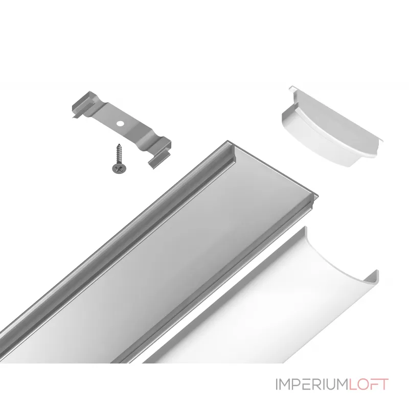 Алюминиевый профиль накладной Ambrella ILLUMINATION GP1500AL Алюминиевый профиль накладной Ambrella ILLUMINATION GP1500AL