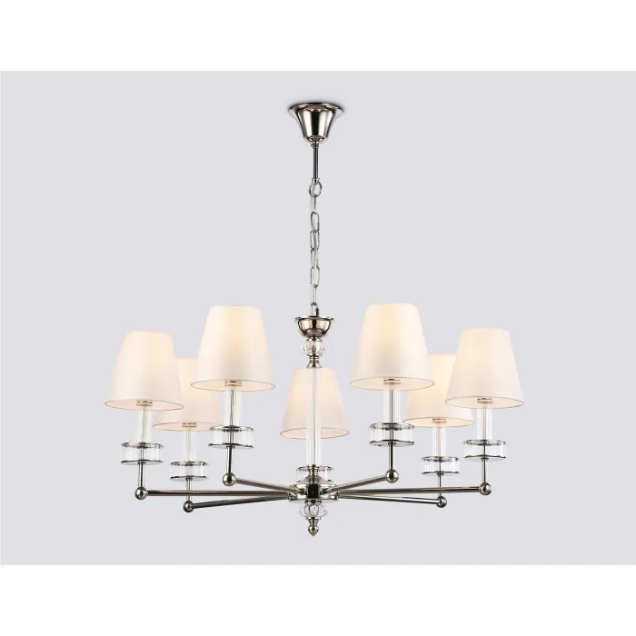 Подвесная люстра с абажурами и хрусталем Ambrella HIGH LIGHT LH71003 от ImperiumLoft