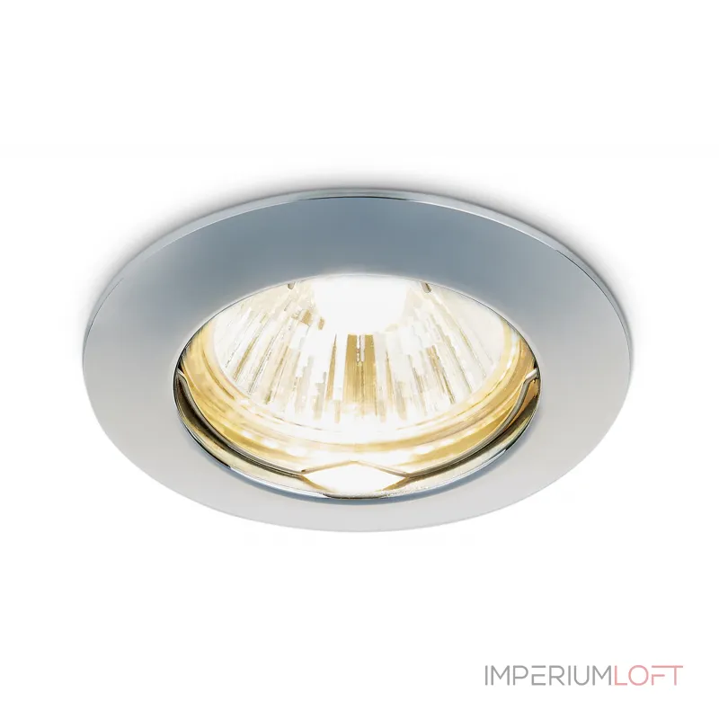 Металлический встраиваемый точечный светильник MR16 Ambrella STANDARD SPOT 863A CH