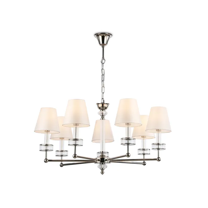 Подвесная люстра с абажурами и хрусталем Ambrella HIGH LIGHT LH71003 от ImperiumLoft