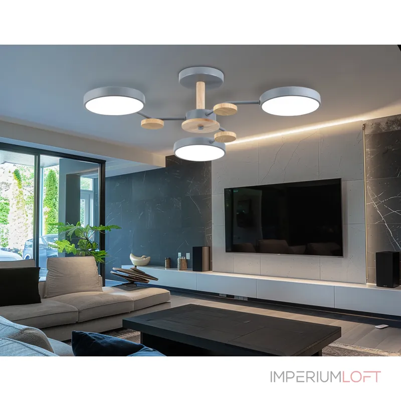 Люстра светодиодная на штанге Ambrella COMFORT FL4856 от ImperiumLoft Люстра светодиодная на штанге Ambrella COMFORT FL4856 от ImperiumLoft