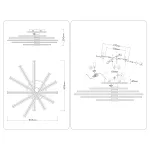 Потолочная люстра Ambrella COMFORT LineTech FL6232