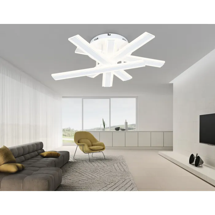 Настенно-потолочный светодиодный светильник с пультом Ambrella ACRYLICA FA8903 от ImperiumLoft
