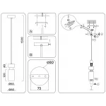 Подвесной светильник Ambrella HIGH LIGHT LH56122