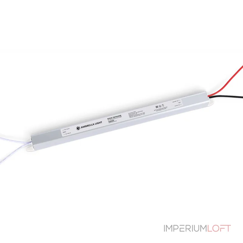 Блок питания ультратонкий для светодиодной ленты Ambrella ILLUMINATION GS8603 Блок питания ультратонкий для светодиодной ленты Ambrella ILLUMINATION GS8603