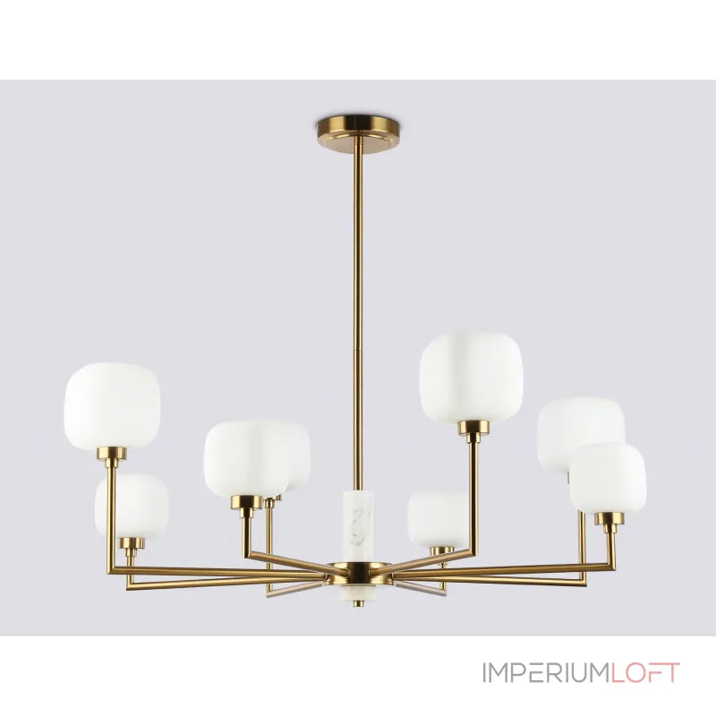 Люстра на штанге с мрамором Ambrella HIGH LIGHT LH53017 Люстра на штанге с мрамором Ambrella HIGH LIGHT LH53017