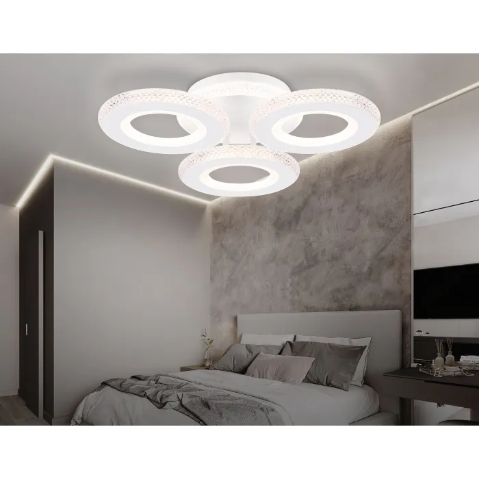 Потолочный светодиодный светильник с пультом Ambrella ACRYLICA FA8866 от ImperiumLoft