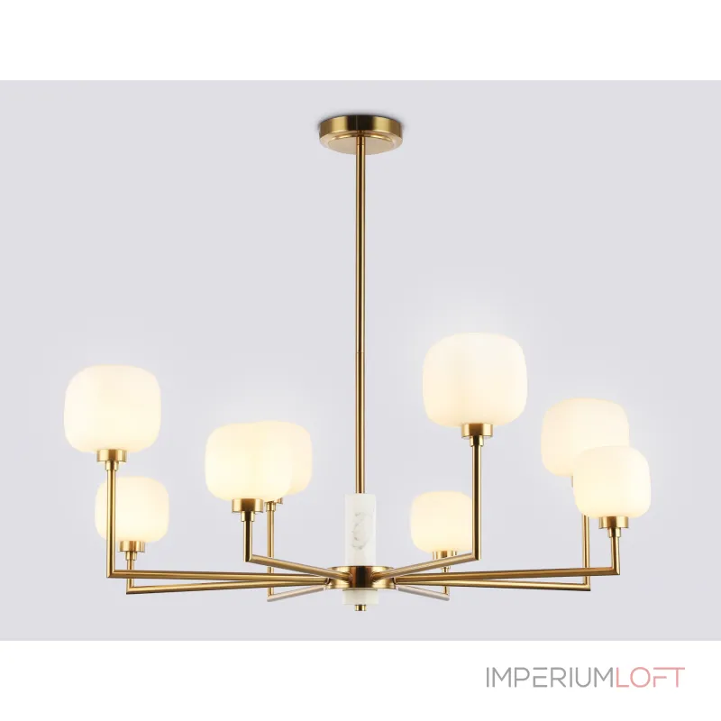 Люстра на штанге с мрамором Ambrella HIGH LIGHT LH53017 Люстра на штанге с мрамором Ambrella HIGH LIGHT LH53017
