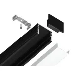 Алюминиевый профиль накладной Ambrella ILLUMINATION GP1750BK