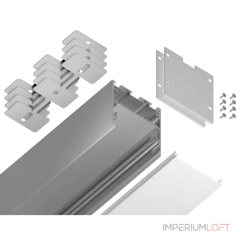 Алюминиевый профиль накладной/подвесной "Profile System" Ambrella ILLUMINATION GP3050AL