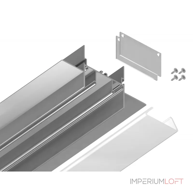 Алюминиевый профиль для натяжного потолка Ambrella ILLUMINATION GP4000AL