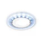 Встраиваемый точечный светильник GX53 с LED подсветкой Ambrella STANDARD SPOT G214 CL/CH/CLD