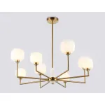 Люстра на штанге с мрамором Ambrella HIGH LIGHT LH53017 от ImperiumLoft