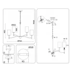 Подвесная люстра Ambrella HIGH LIGHT LH56054