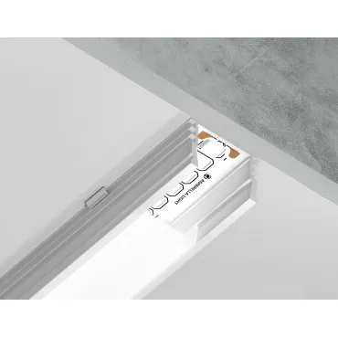 Алюминиевый профиль накладной Ambrella ILLUMINATION GP1750WH