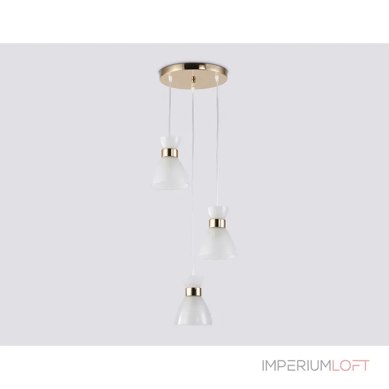 Светильник подвесной со стеклянными плафонами Ambrella TRADITIONAL TR3402 Светильник подвесной со стеклянными плафонами Ambrella TRADITIONAL TR3402
