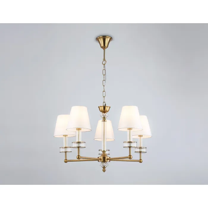 Подвесная люстра с абажурами и хрусталем Ambrella HIGH LIGHT LH71021 от ImperiumLoft