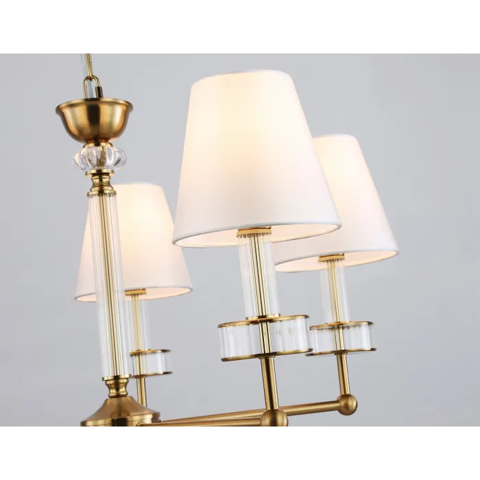 Подвесная люстра с абажурами и хрусталем Ambrella HIGH LIGHT LH71021 от ImperiumLoft