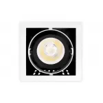 Карданный встраиваемый светодиодный светильник Ambrella TECHNO SPOT T811 BK/CH 12W 4200K