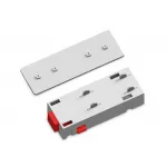 Коннектор питания прямой с соединителем для шинопровода Magnetic Ambrella TRACK SYSTEM GL1105