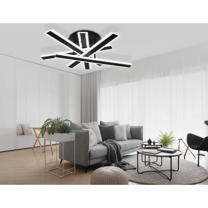 Настенно-потолочный светодиодный светильник с пультом Ambrella ACRYLICA FA8906 от ImperiumLoft