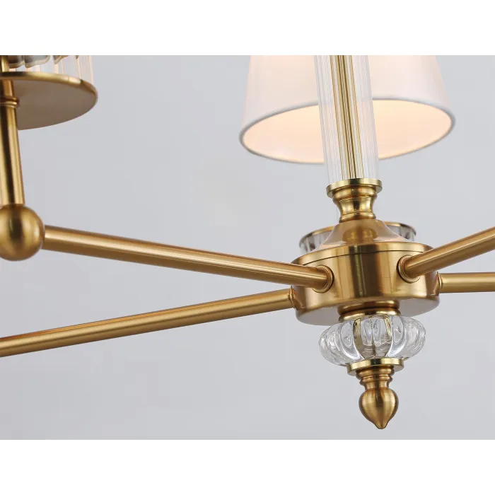 Подвесная люстра с абажурами и хрусталем Ambrella HIGH LIGHT LH71021 от ImperiumLoft