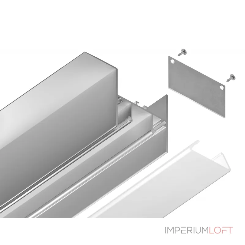 Алюминиевый профиль для натяжного потолка Ambrella ILLUMINATION GP4050AL Алюминиевый профиль для натяжного потолка Ambrella ILLUMINATION GP4050AL