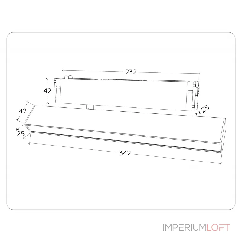 Управляемый светодиодный светильник Ambrella TRACK SYSTEM GL1332 от ImperiumLoft Управляемый светодиодный светильник Ambrella TRACK SYSTEM GL1332 от ImperiumLoft