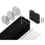 Алюминиевый профиль накладной/подвесной "Profile System" Ambrella ILLUMINATION GP3050BK