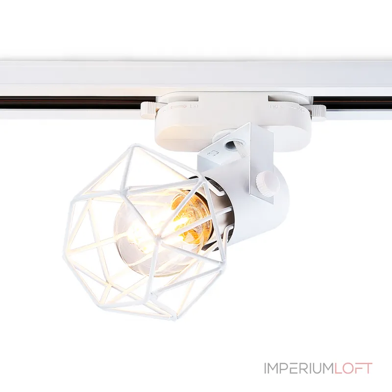Трековый однофазный светильник со сменной лампой Ambrella TRACK SYSTEM GL5001