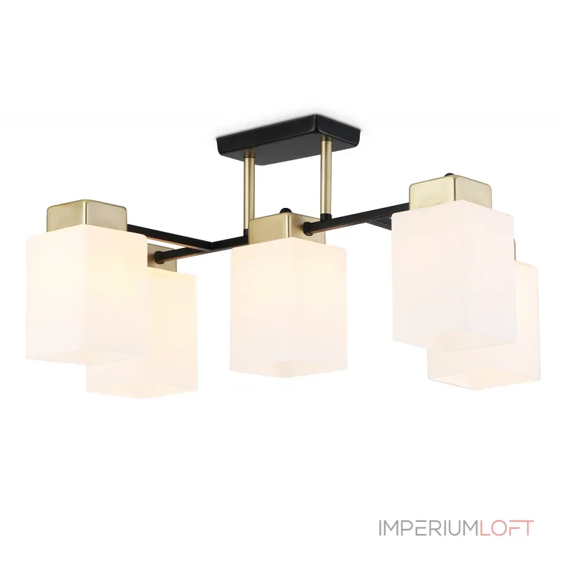 Люстра на штанге со стеклянными плафонами Ambrella TRADITIONAL TR303048