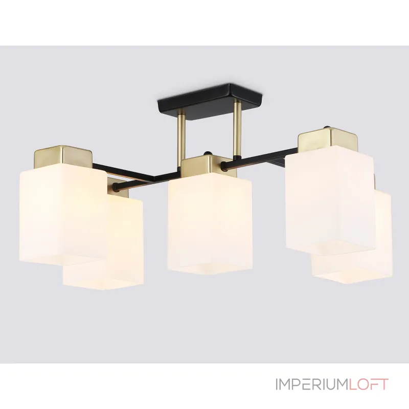 Люстра на штанге со стеклянными плафонами Ambrella TRADITIONAL TR303048