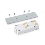 Коннектор питания прямой с соединителем для шинопровода Magnetic Ambrella TRACK SYSTEM GL1105