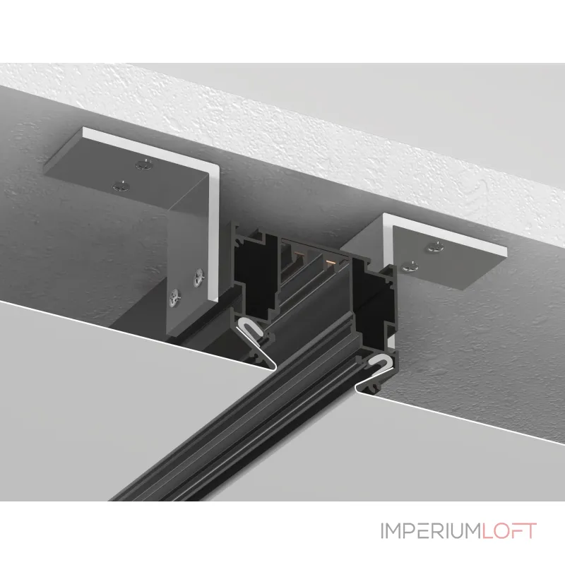 Шинопровод в натяжной потолок IP20 220V 3000*62,5*51,5 Ambrella TRACK SYSTEM GL1019 Шинопровод в натяжной потолок IP20 220V 3000*62,5*51,5 Ambrella TRACK SYSTEM GL1019