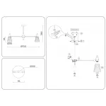 Люстра на штанге Ambrella HIGH LIGHT LH58116