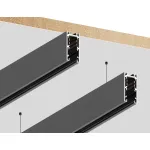 Шинопровод 2м накладной/подвесной 48V 10mm Ambrella TRACK SYSTEM GL1915