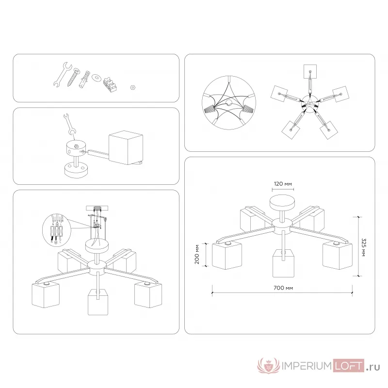 Подвесная люстра Ambrella TRADITIONAL TR83118 от ImperiumLoft