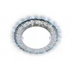 Встраиваемый точечный светильник GX53 с LED подсветкой Ambrella STANDARD SPOT G315 CL/CLD