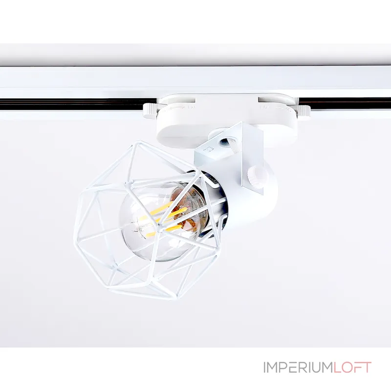 Трековый однофазный светильник со сменной лампой Ambrella TRACK SYSTEM GL5001