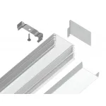 Алюминиевый профиль накладной Ambrella ILLUMINATION GP1750WH