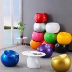 Большой табурет Finn Stone Ball Chair от ImperiumLoft