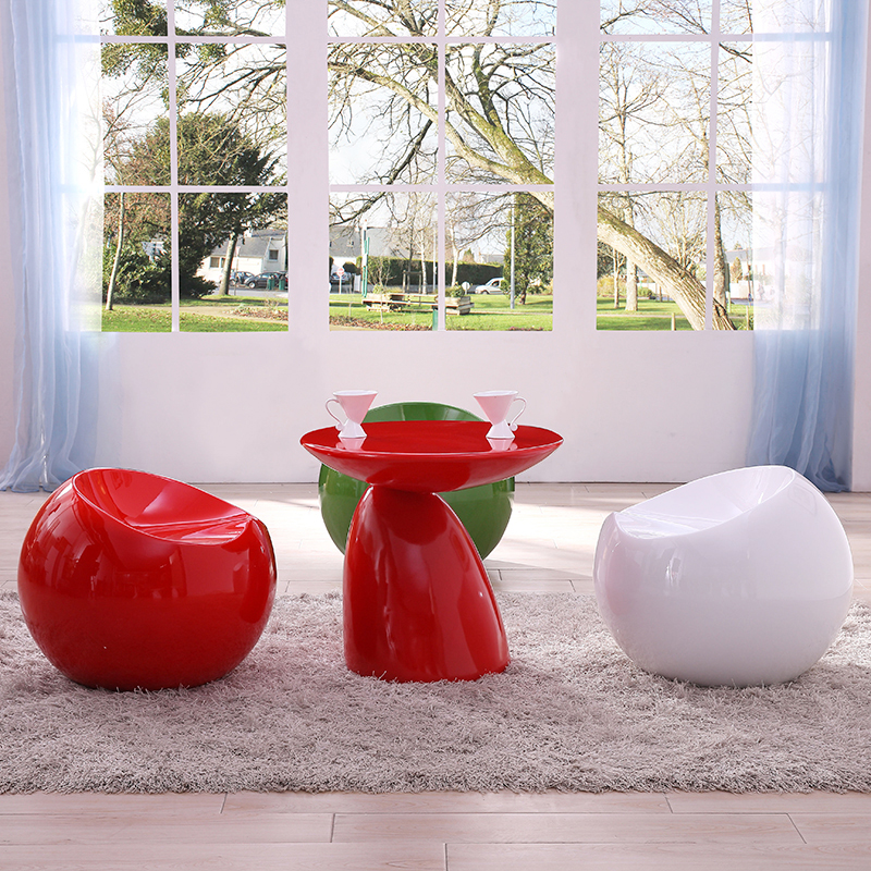Большой табурет Finn Stone Ball Chair от ImperiumLoft