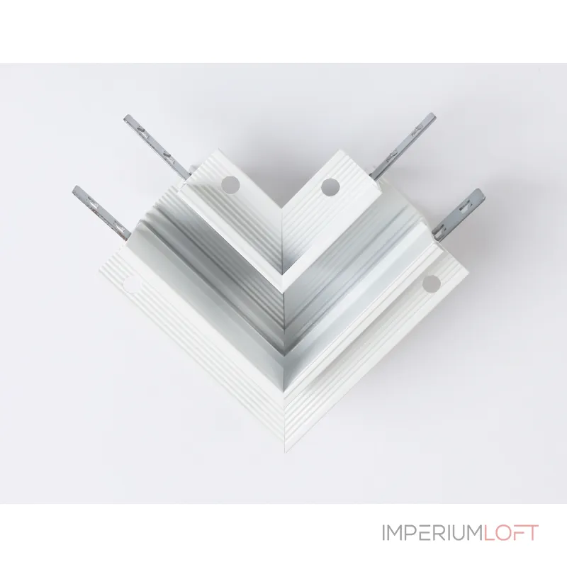 Коннектор угловой для встраиваемого шинопровода под ГКЛ 9,5мм Magnetic Standard 48V 20mm Ambrella Track System GL3352-9.5