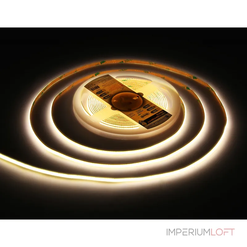 Светодиодная лента GS4612 COB 400Led/10W m/ 24V IP20 4500K/ 5m*5mm*2.1mm (2 конт.) Ambrella ILLUMINATION GS GS4612