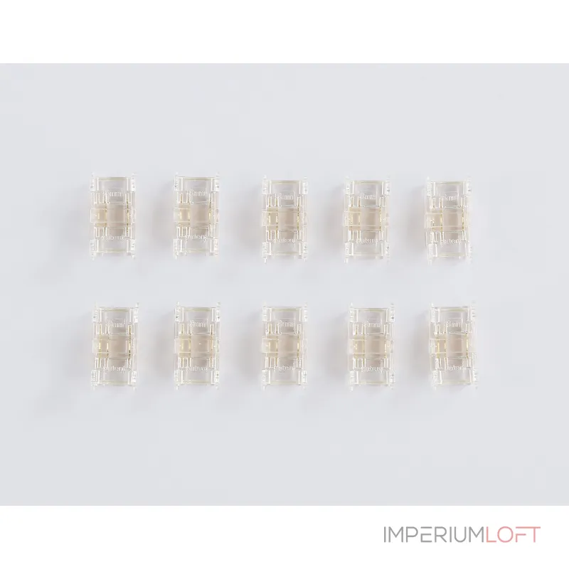 Соединитель прямой COB CCT 12/24V для лент 8mm GS6366 (3 конт.) (10шт. в комплекте) Ambrella ILLUMINATION GS GS6366